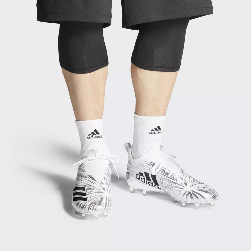 Adidas Adizero 5-Star 7.0 Metallic Tacos de Futbol Plateados Para Hombre (MX-24560)